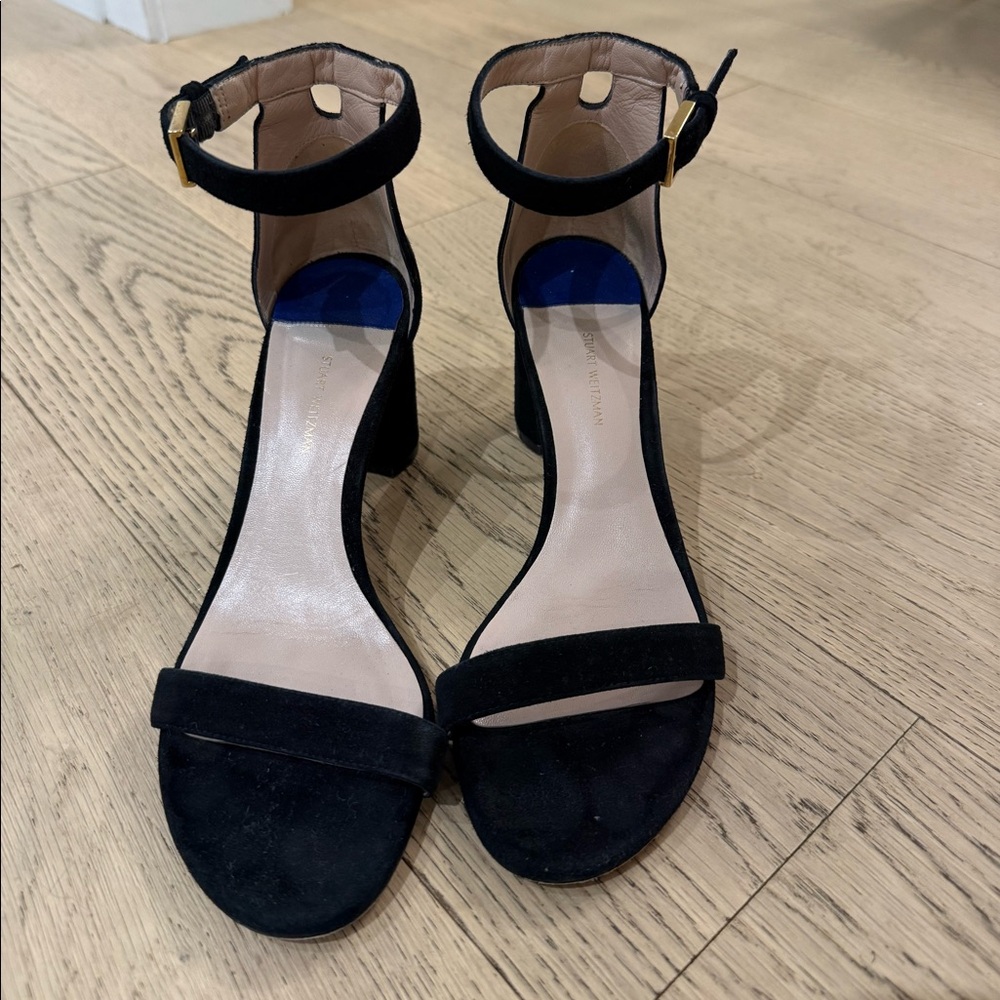 Stuart Weitzman Block Heel Sandals - 7.5